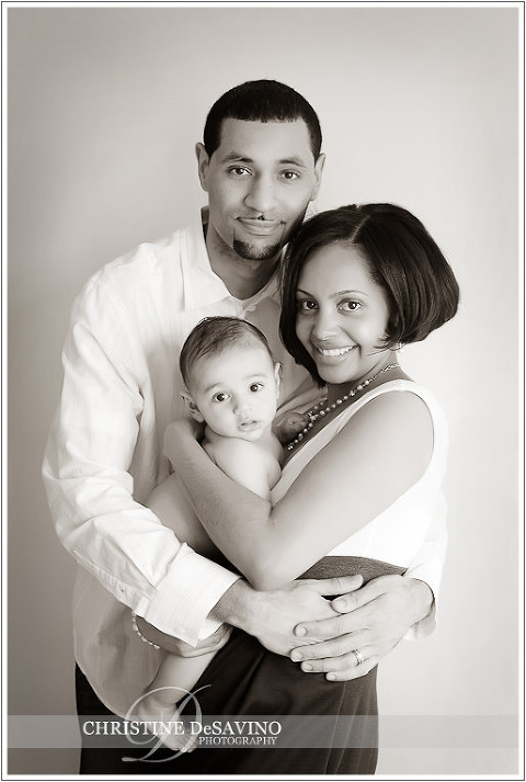 Beautiful family in black and white - New Jersey Family Photographer